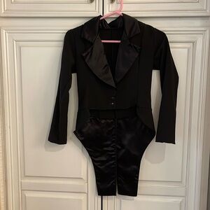 Black Tailcoat Jacket girls large